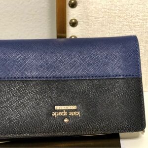 Kate Spade Navy and Black wallet